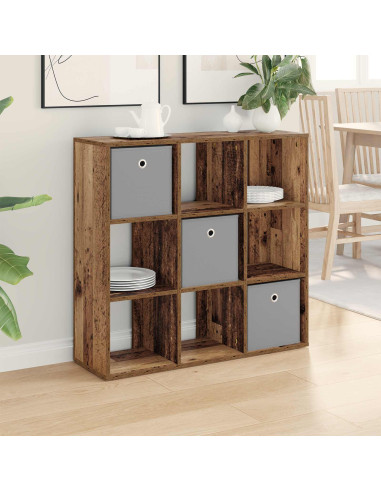 Credenza con cassetto Legno vecchio 88,5 x 29 x 84,5 cm