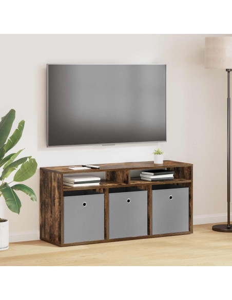 Lowboard con cassetto Rovere fumé 102 x 32 x 48,5 cm