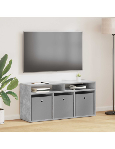 Lowboard con cassetto Grigio cemento 102 x 32 x 48,5 cm