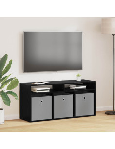 Lowboard con cassetto Rovere Nero 102 x 32 x 48,5 cm