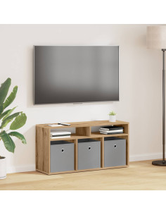 Lowboard con cassetto Rovere artigianale 87 x 27,5 x 43 cm