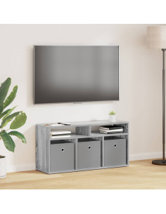 Lowboard con cassetto Grigio Sonoma 87 x 27,5 x 43 cm