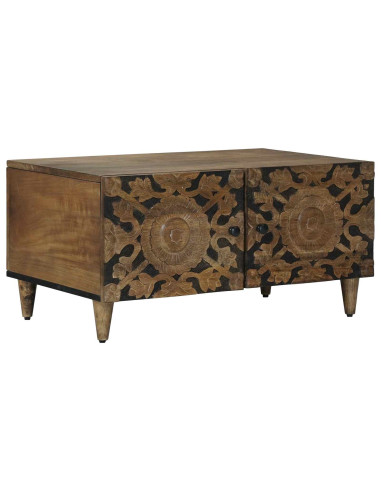 Tavolino da salotto Marrone 80 x 50 x 40 cm