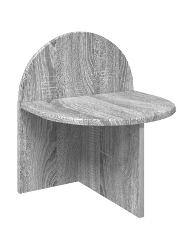 Comodino Sonoma grigia 40 x 35,5 x 45,5 cm Legno ingegnerizzato