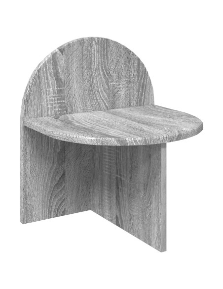 Comodino Sonoma grigia 40 x 35,5 x 45,5 cm Legno ingegnerizzato