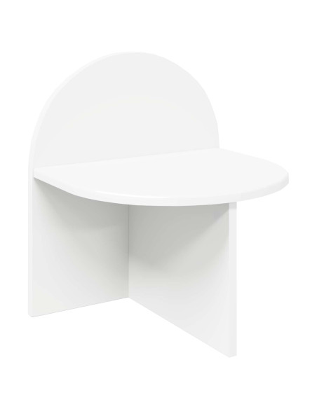 Comodino Bianco 40 x 35,5 x 45,5 cm Legno ingegnerizzato