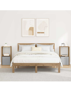 Comodino 2 pcs Rovere artigianale 35 x 32 x 68,5 cm