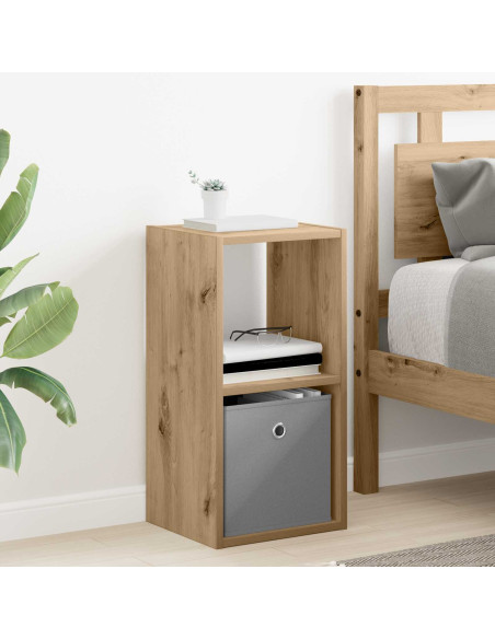 Comodino con cassetto Rovere artigianale 30,5 x 27 x 59,5 cm