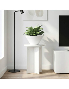 Supporto per piante 2 pcs Bianco Lucido Ø29,5 x 40 cm