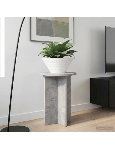 Supporto per piante 2 pcs Grigio Cemento Ø29,5 x 40 cm