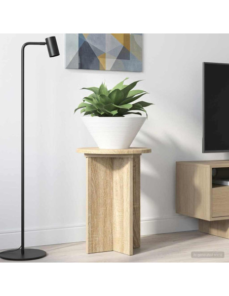 Supporto per piante 2 pcs Rovere Sonoma Ø29,5 x 40 cm