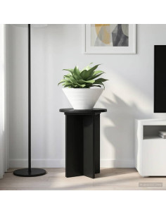 Supporto per piante 2 pcs Nero Ø29,5 x 40 cm