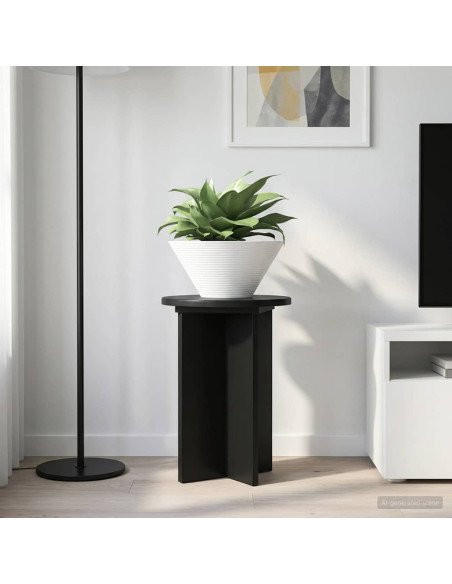 Supporto per piante 2 pcs Nero Ø29,5 x 40 cm