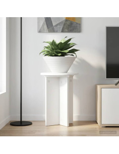 Supporto per piante 2 pcs Bianco Ø29,5 x 40 cm