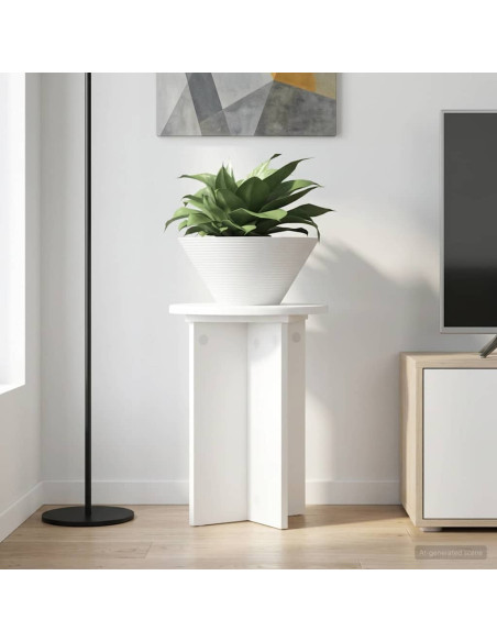 Supporto per piante 2 pcs Bianco Ø29,5 x 40 cm