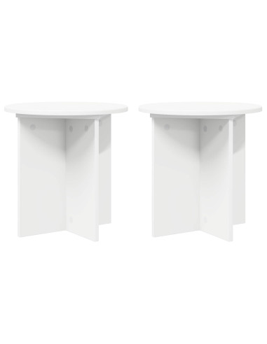Supporto per piante 2 pcs Bianco Ø40 x 40 cm