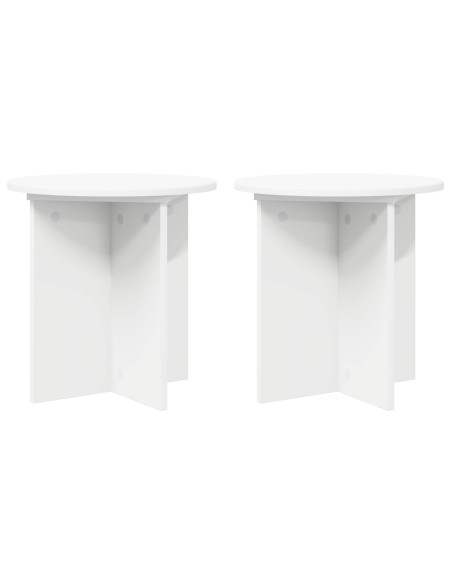 Supporto per piante 2 pcs Bianco Ø40 x 40 cm