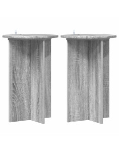 Supporto per piante 2 pcs Grigio Sonoma Ø40 x 60 cm