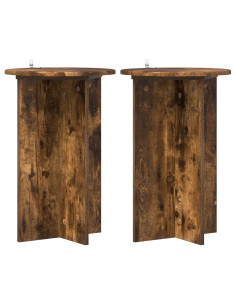 Supporto per piante 2 pcs Rovere Fumo Ø40 x 60 cm