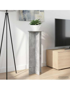 Supporto per piante 2 pcs Grigio Cemento Ø40 x 100 cm