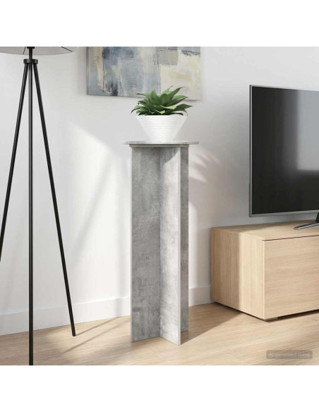 Supporto per piante 2 pcs Grigio Cemento Ø40 x 100 cm