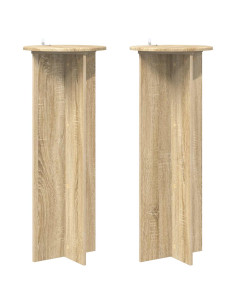Supporto per piante 2 pcs Rovere Sonoma Ø40 x 100 cm