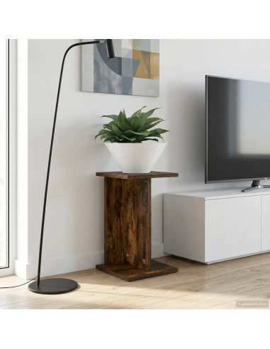 Supporto per piante 2 pcs Quercia Affumicata