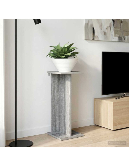 Supporto per piante 2 pcs Sonoma grigia 25 x 25,5 x 60,5 cm