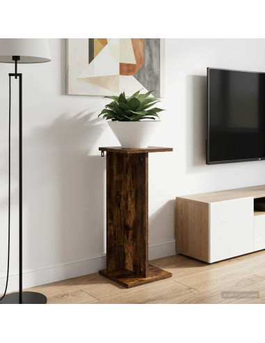 Supporto per piante 2 pcs Quercia Affumicata