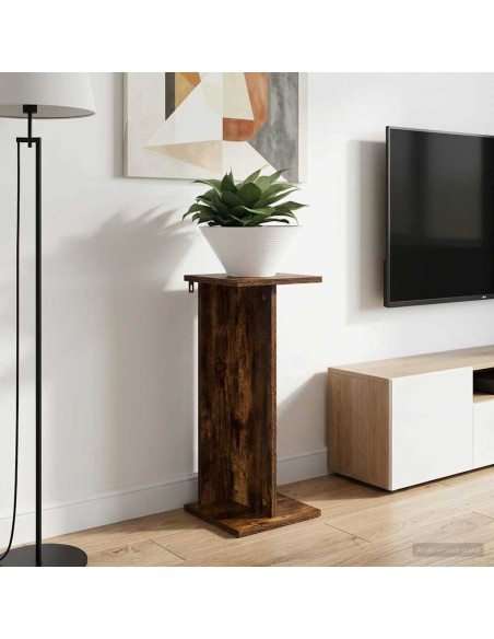 Supporto per piante 2 pcs Quercia Affumicata