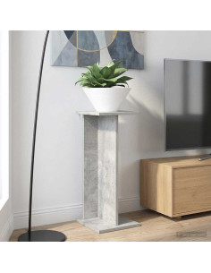 Supporto per piante 2 pcs Grigio Cemento 25 x 25,5 x 60,5 cm