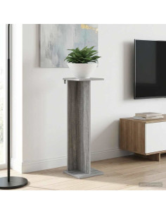 Supporto per piante 2 pcs Sonoma grigia 25 x 25,5 x 80,5 cm