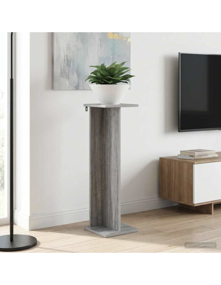 Supporto per piante 2 pcs Sonoma grigia 25 x 25,5 x 80,5 cm