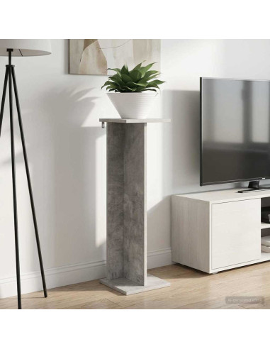 Supporto per piante Grigio Cemento 25 x 25,5 x 80,5 cm