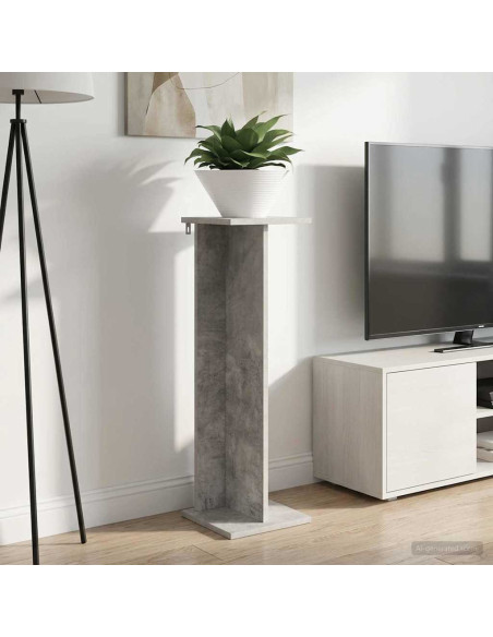 Supporto per piante Grigio Cemento 25 x 25,5 x 80,5 cm