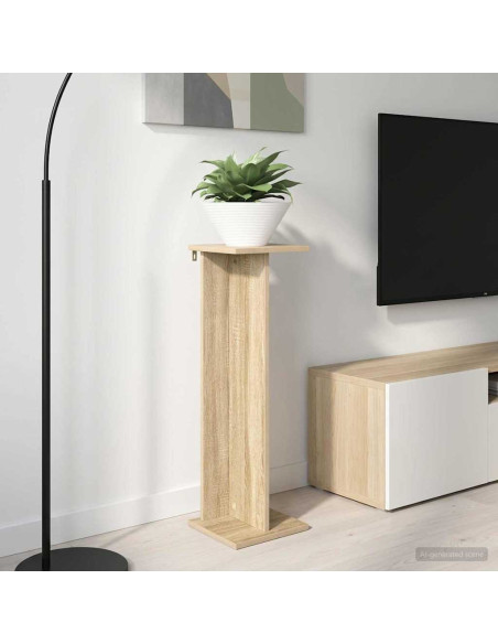 Supporto per piante Rovere Sonoma 25 x 25,5 x 80,5 cm