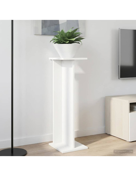 Supporto per piante 2 pcs Bianco 25 x 25,5 x 80,5 cm