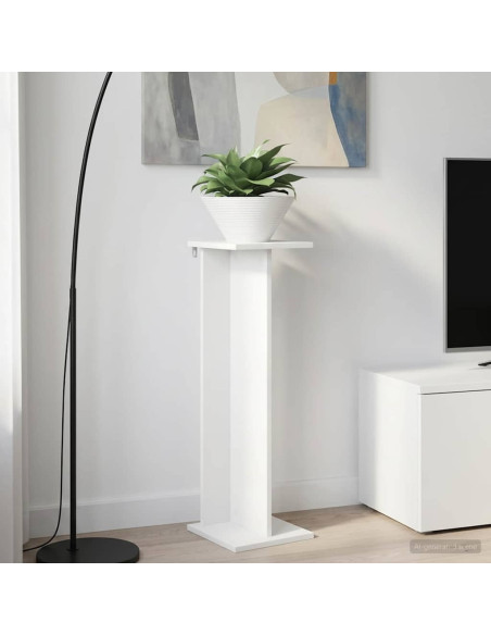 Supporto per piante Bianco 25 x 25,5 x 80,5 cm