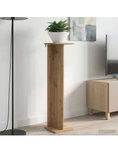 Supporto per piante 2 pcs Rovere Artigianale