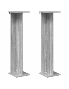 Supporto per piante 2 pcs Sonoma grigia 25 x 25,5 x 100,5 cm