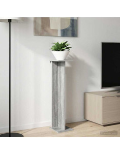 Supporto per piante Sonoma grigia 25 x 25,5 x 100,5 cm
