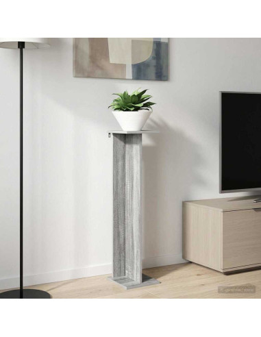 Supporto per piante Sonoma grigia 25 x 25,5 x 100,5 cm