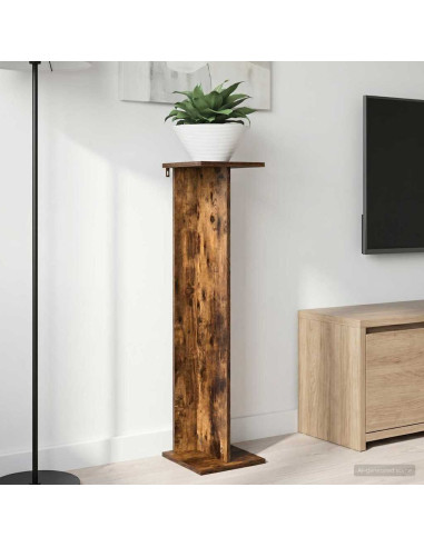 Supporto per piante 2 pcs Quercia Affumicata