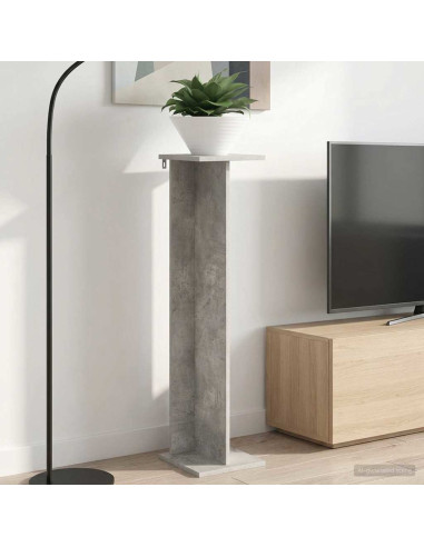 Supporto per piante Grigio Cemento 25 x 25,5 x 100,5 cm