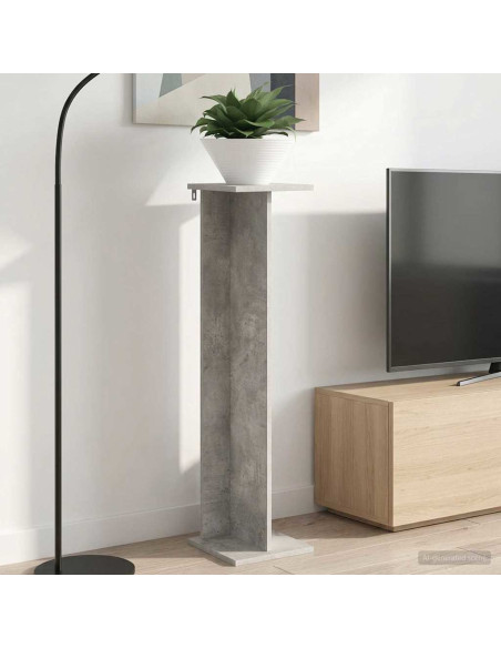 Supporto per piante Grigio Cemento 25 x 25,5 x 100,5 cm