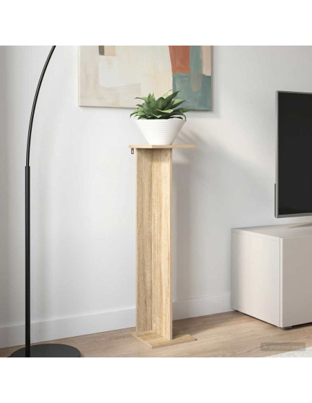 Supporto per piante 2 pcs Rovere Sonoma 25 x 25,5 x 100,5 cm