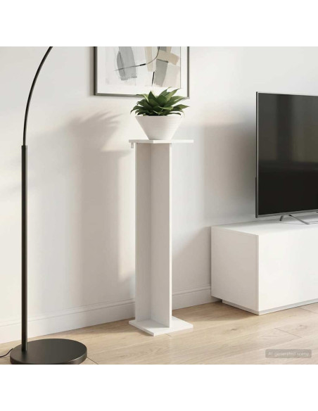 Supporto per piante 2 pcs Bianco 25 x 25,5 x 100,5 cm