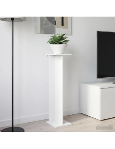 Supporto per piante Bianco 25 x 25,5 x 100,5 cm