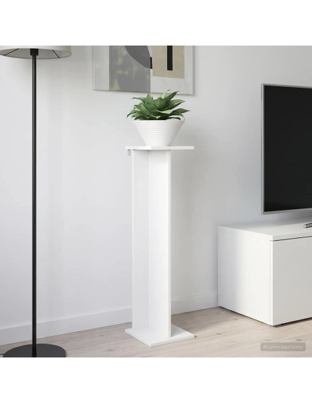 Supporto per piante Bianco 25 x 25,5 x 100,5 cm