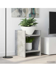 Supporto per piante 2 pcs Grigio Cemento 30 x 30 x 40 cm